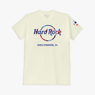 USA Soccer Cup Tee in Off-White Cream USA Soccer Cup Tee in Off-White Cream